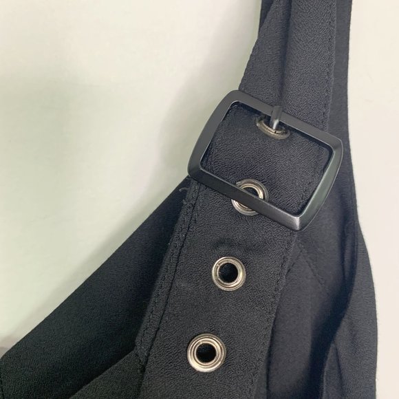 GREYLIN x Revolve Black Cece Sweetheart Cullote Jumpsuit Sz XS‎ - Picture 6 of 13